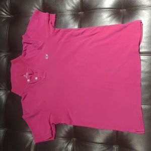 Child's medium size 12 to 14 vineyard Vines Polo light red